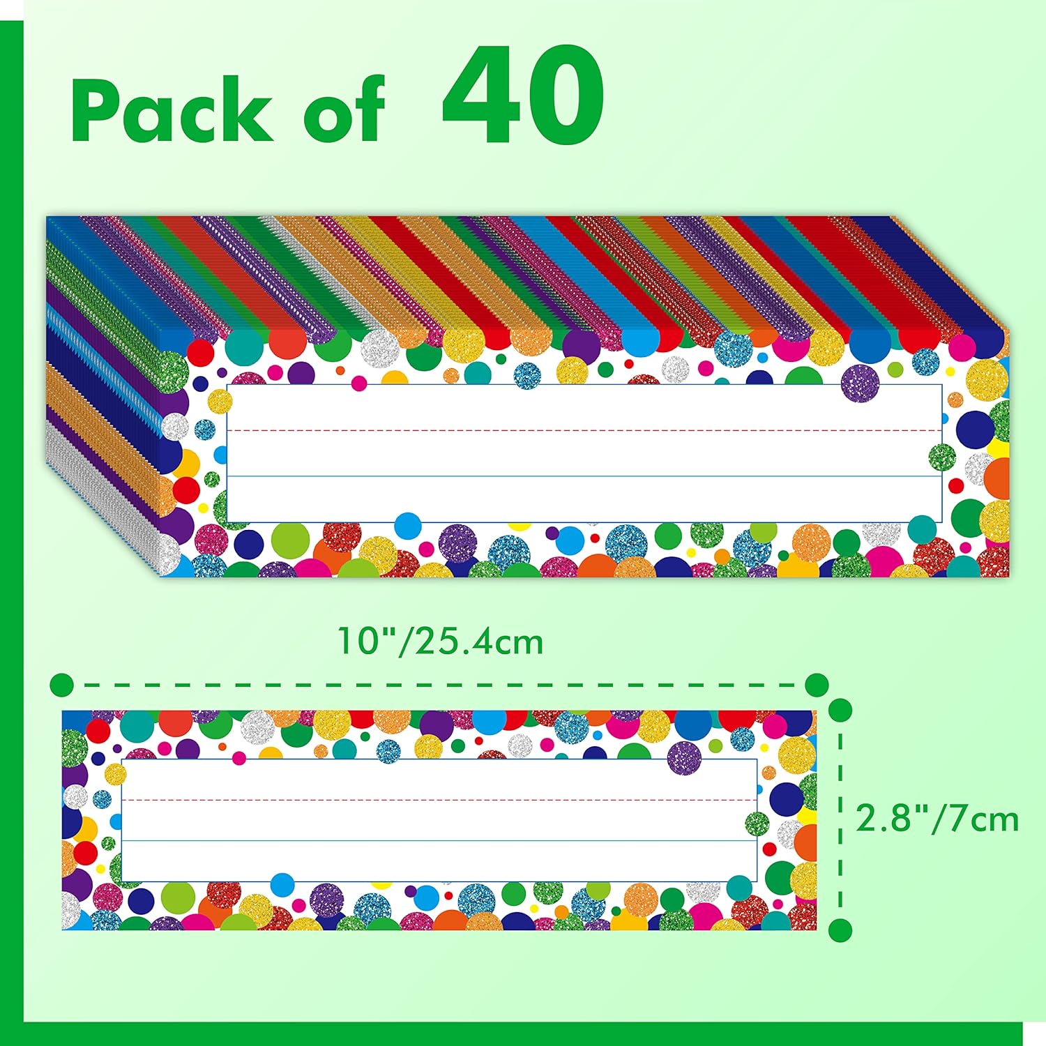 40 Pcs Desk Nameplates with Do - مراجعة Desk Name Plate وسعره