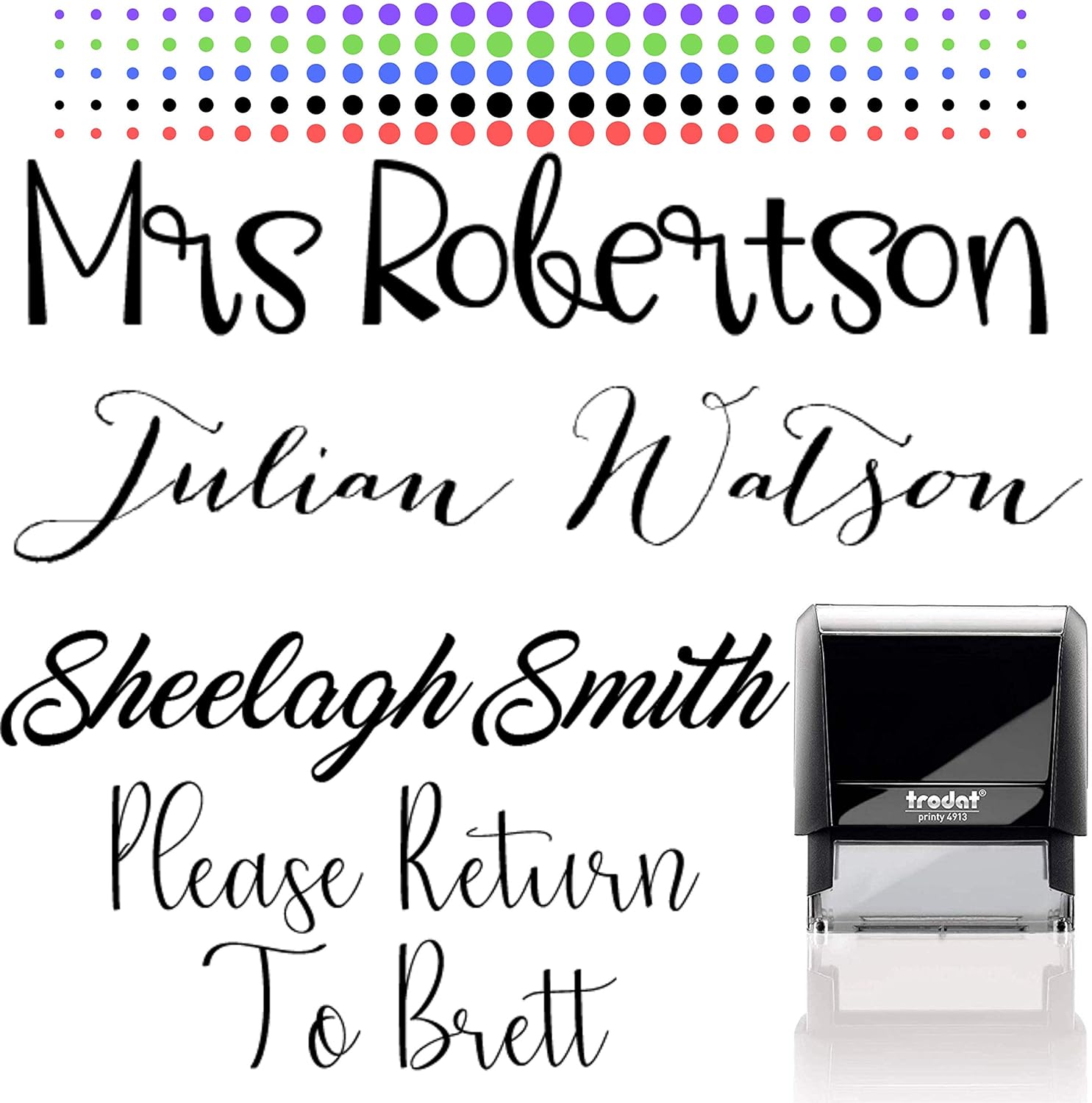 Custom Self-Inking Signature S - مراجعة Self Inking Stamp وسعره