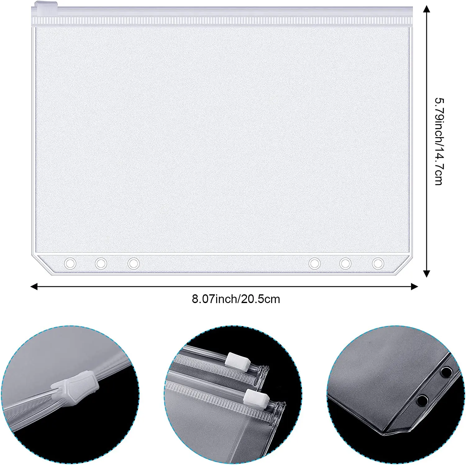 Binder Pockets A6 6-Hole Zippe - مراجعة Planner Weekly Budget وسعره