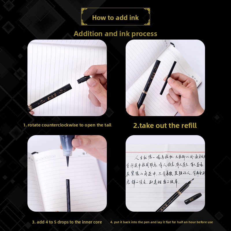 4PCS/SET Calligraphy Art Marke - مراجعة Stationery Office وسعره