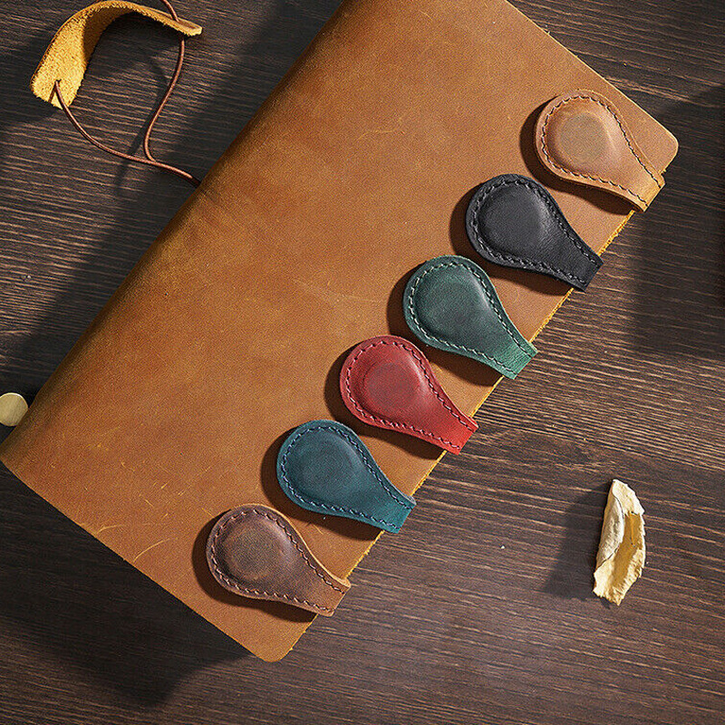 Magnetic Leather Bookmark Doub - مراجعة Bookmark Magnetic Clip وسعره