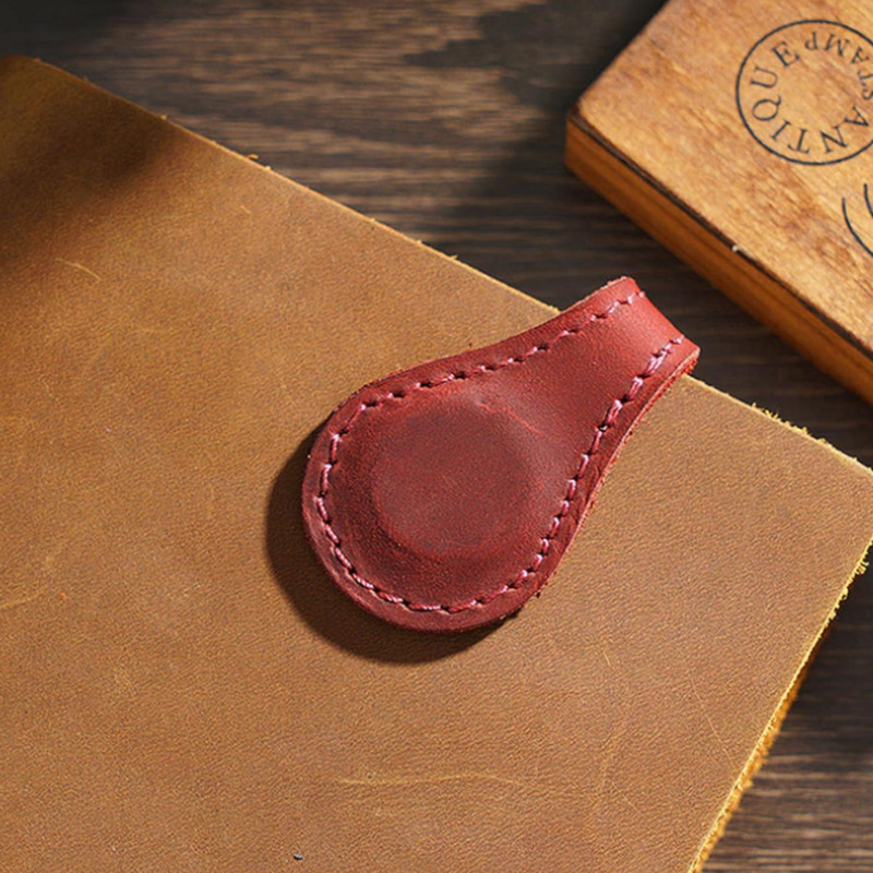 Magnetic Leather Bookmark Doub - مراجعة Bookmark Magnetic Clip وسعره