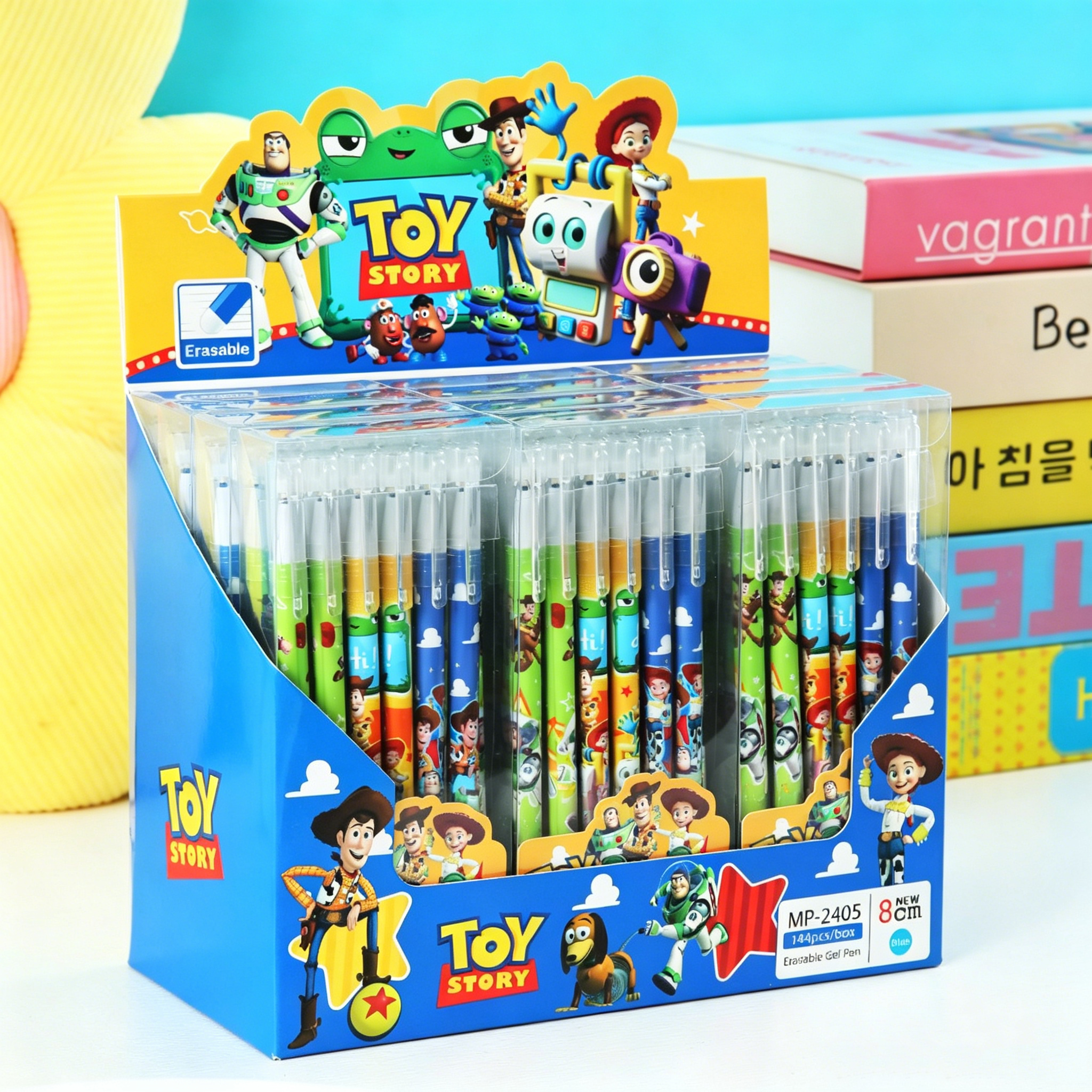 New 6/24pcs Toy Story Magic Er - مراجعة Gel Ink Pen Set وسعره