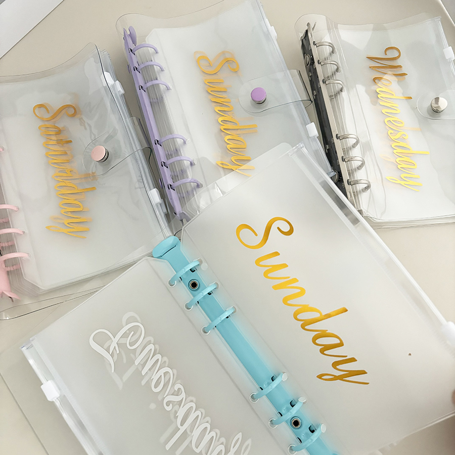 Sharkbang 1 Set A6 Macarone Bi - مراجعة Planner Weekly Budget وسعره