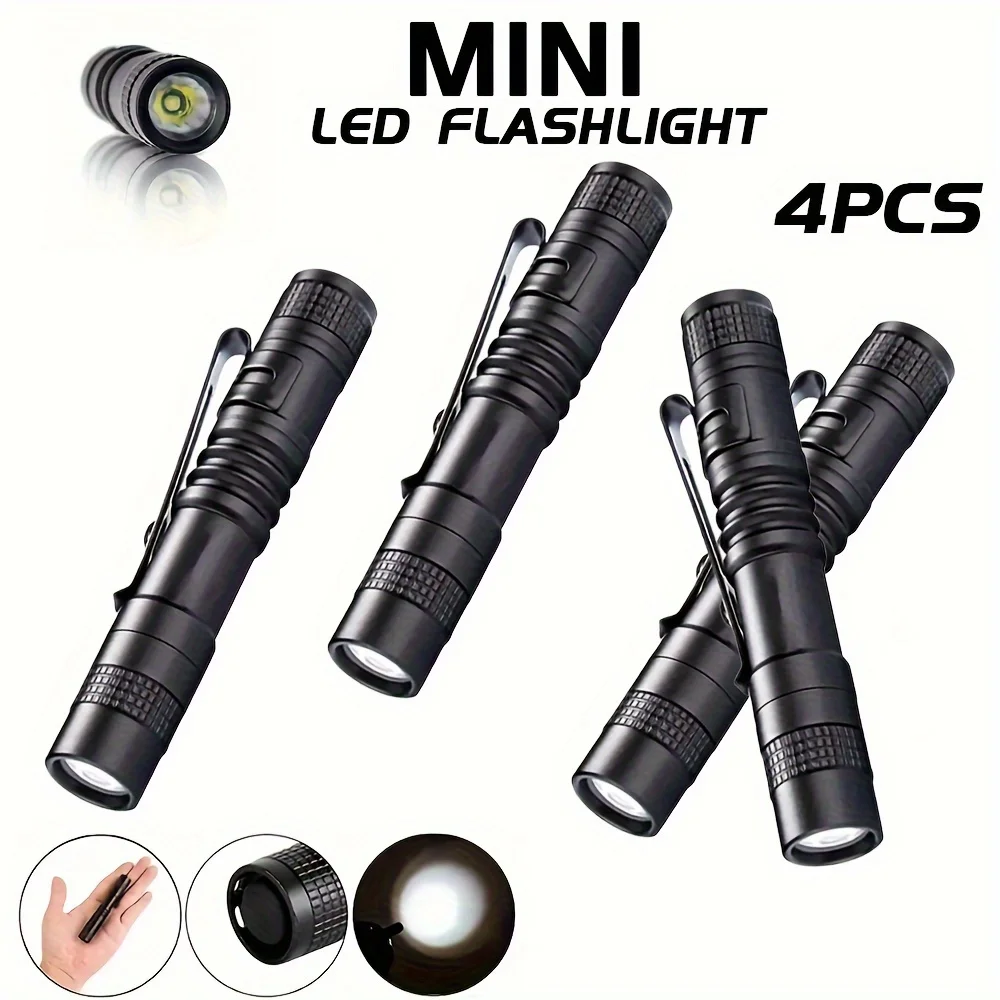 1-4PCS Mini Portable LED Pen L - مراجعة Stationery Supply وسعره