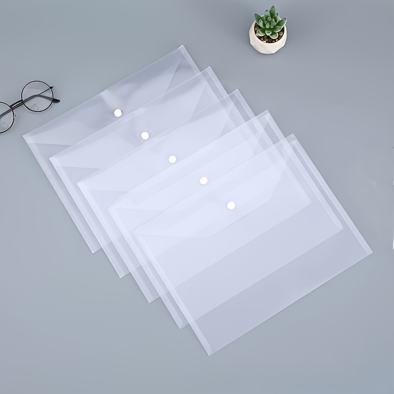 10pcs Transparent A4 Folders C - مراجعة Office Stationery And Supply وسعره