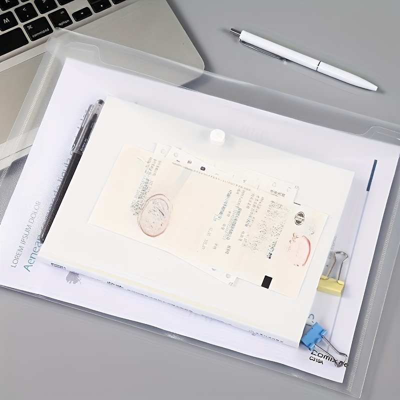 10pcs Transparent A4 Folders C - مراجعة Office Stationery And Supply وسعره