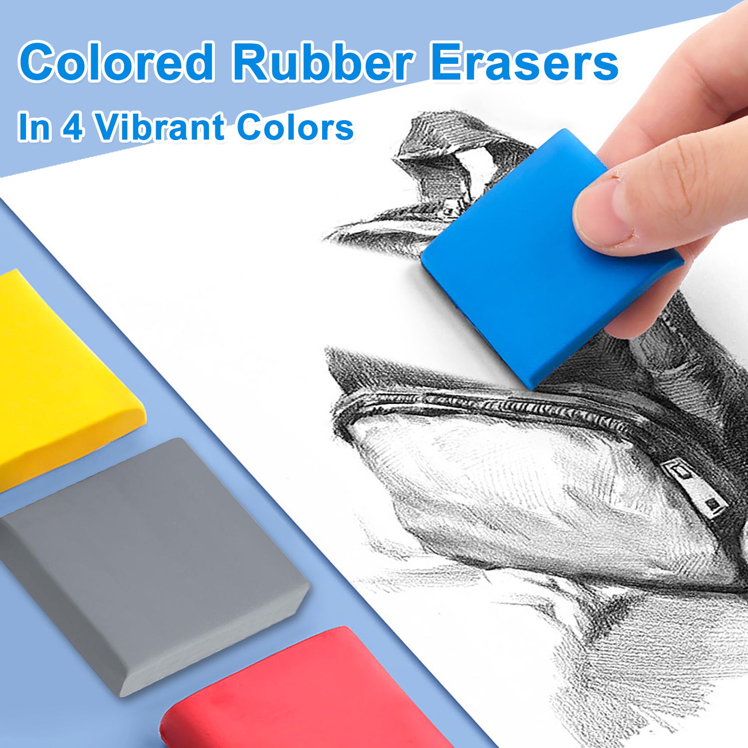 Kneaded Rubber Erasers, Colore - مراجعة Rubber Eraser Kneaded وسعره