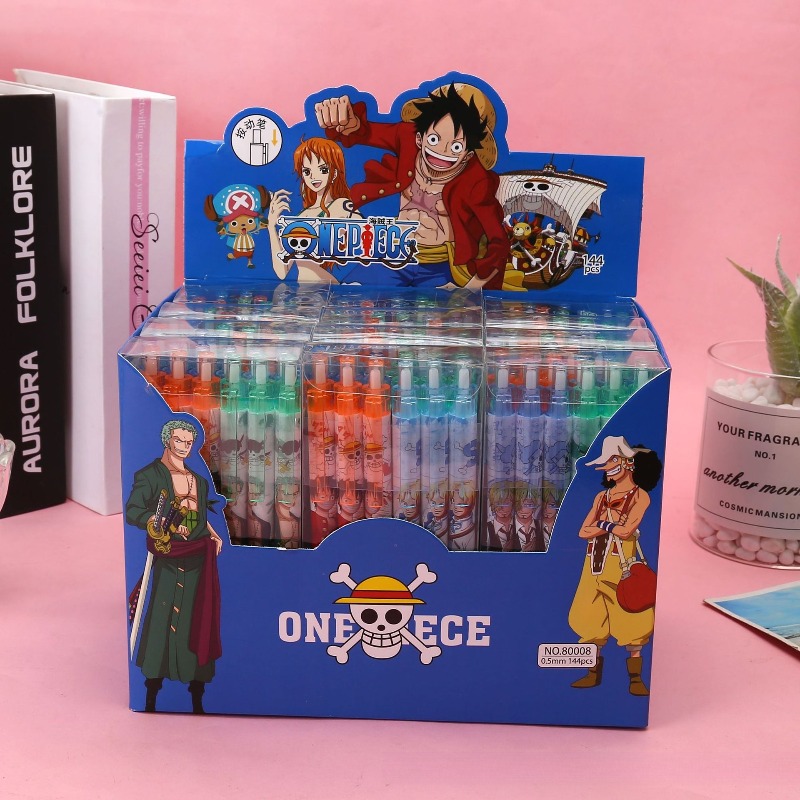 Anime One Piece Gel Pen Cute C - مراجعة Gel Ink Pen Set وسعره