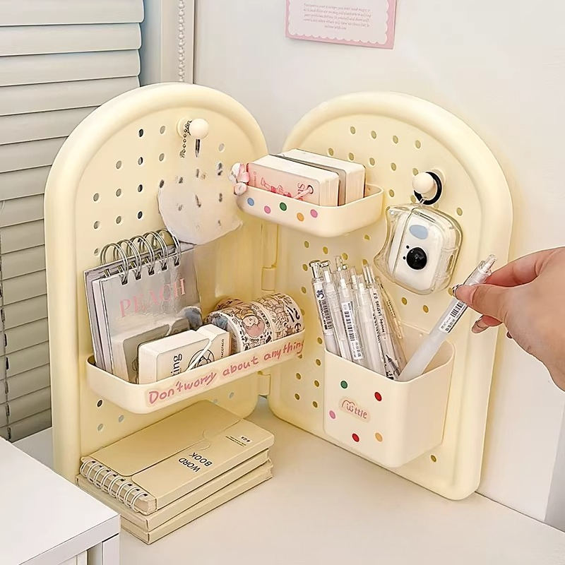 Cute Foldable Corner Pegboard  - مراجعة Ideal Stationery & Office Supply وسعره