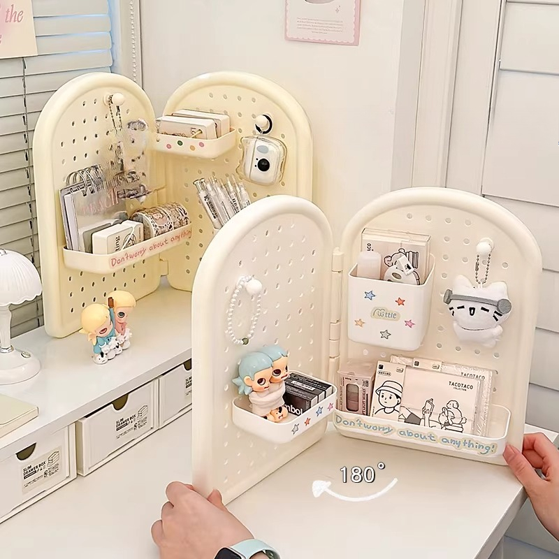 Cute Foldable Corner Pegboard  - مراجعة Ideal Stationery & Office Supply وسعره