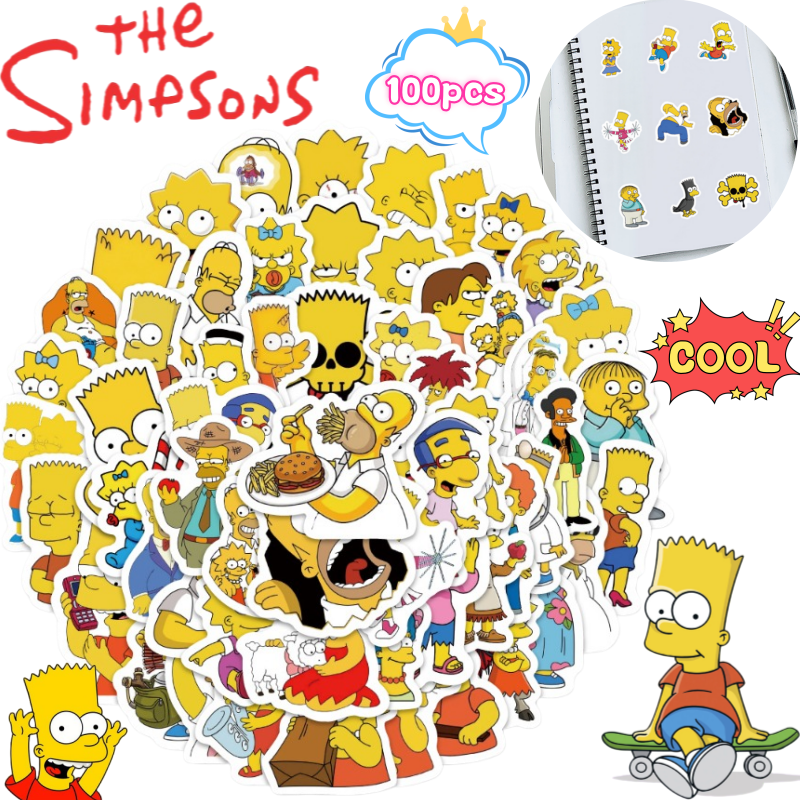 The Simpsons Homer Marge Bart  - مراجعة Memo Pad Sticky وسعره