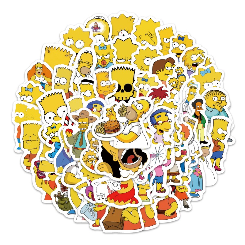 The Simpsons Homer Marge Bart  - مراجعة Memo Pad Sticky وسعره