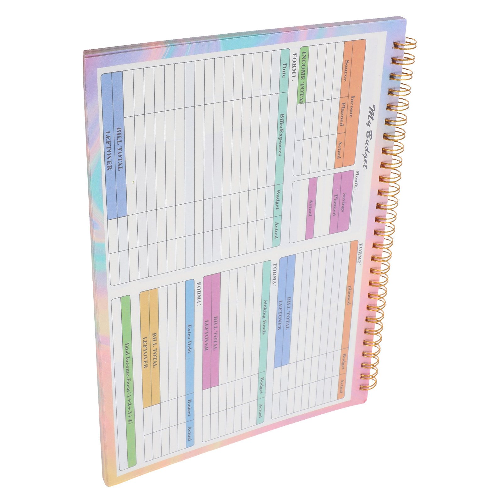 B5 Accounting Ledger Book Dail - مراجعة Planner Weekly Budget وسعره