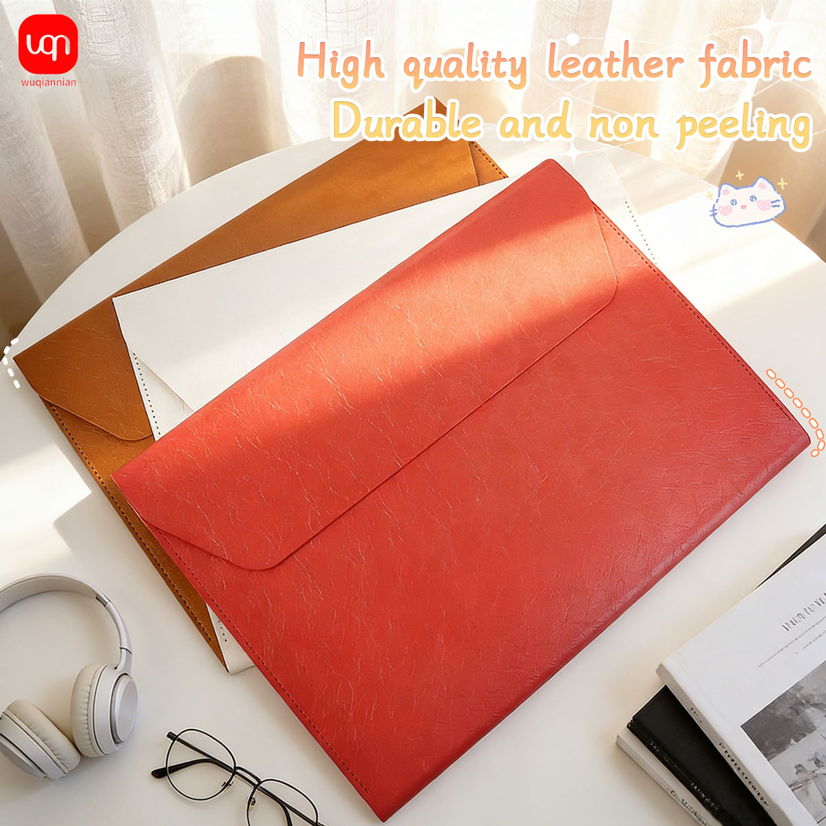 WQN-1PC A4 leather business do - مراجعة Stationery Supply Business وسعره