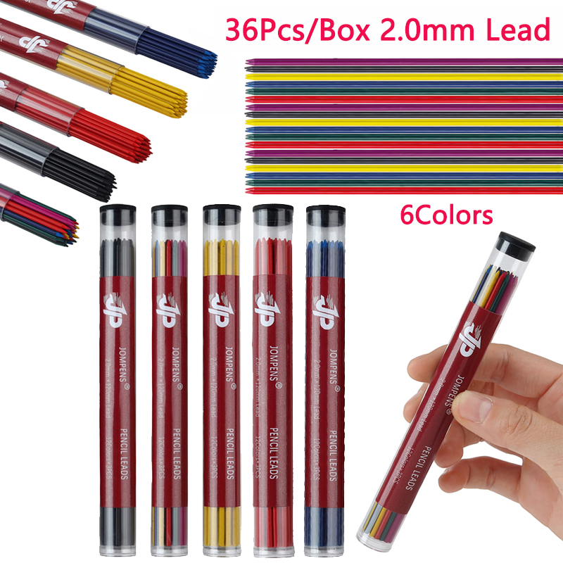 36Pcs/Box New Creative Length  - مراجعة Mechanical Pencil Lead وسعره