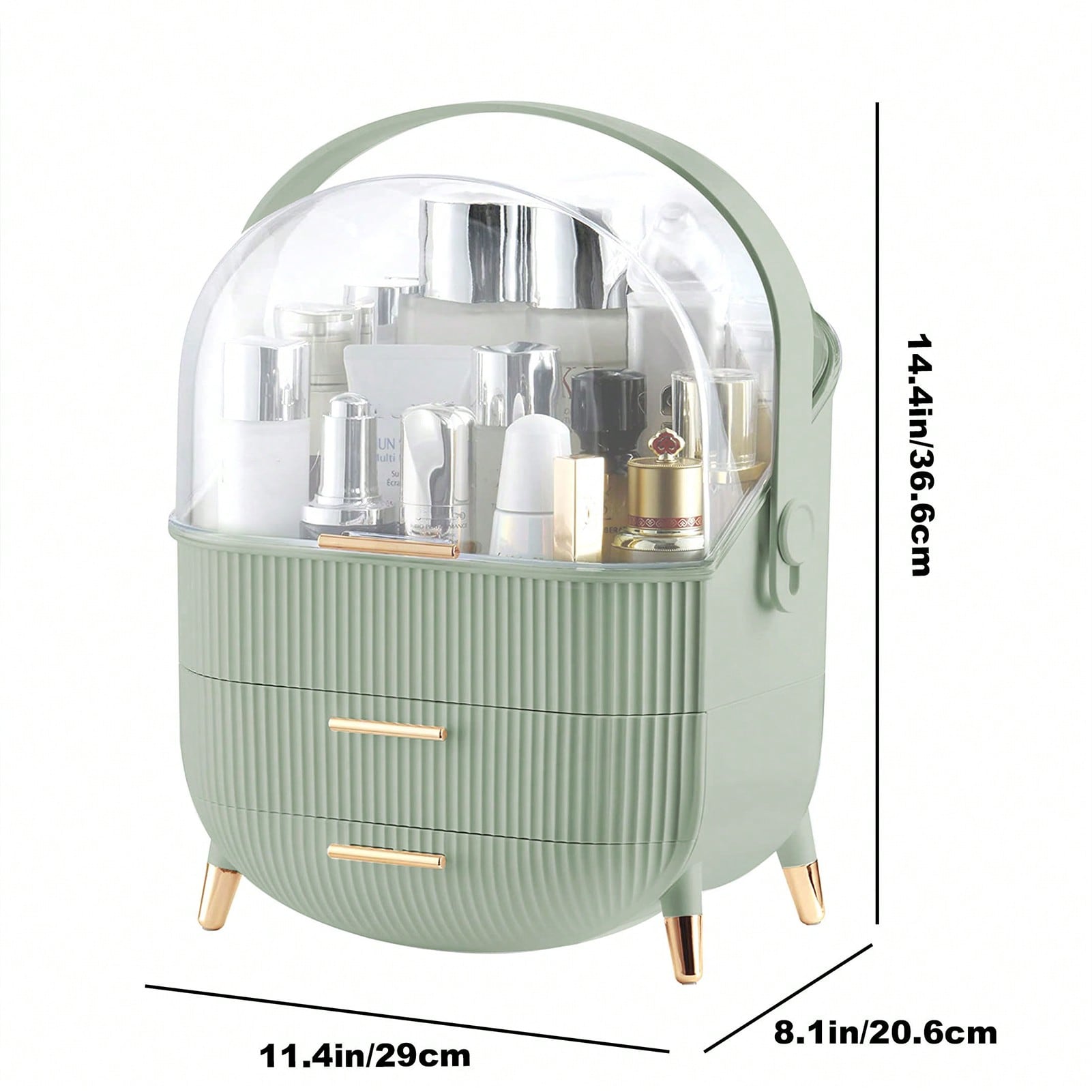 Makeup Organizer For Vanity, M - مراجعة Ideal Stationery & Office Supply وسعره