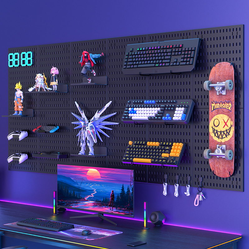 A DIY e-sports pegboard decor  - مراجعة Ideal Stationery & Office Supply وسعره