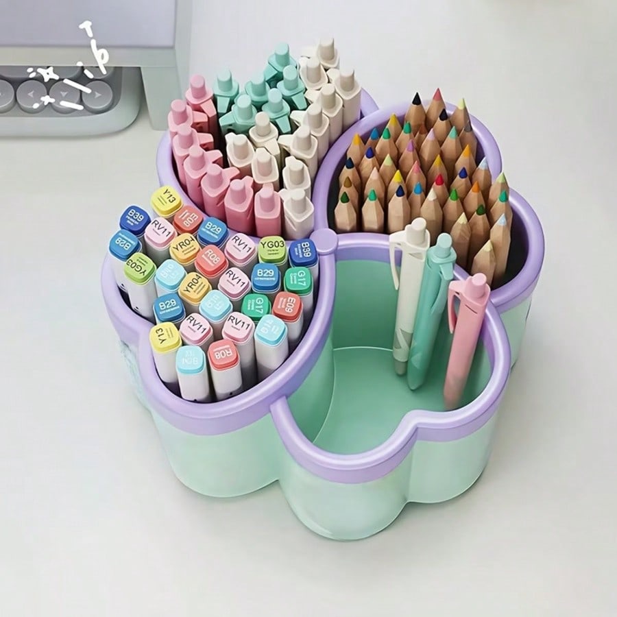 360° Rotating Desktop Organize - مراجعة Ideal Stationery & Office Supply وسعره