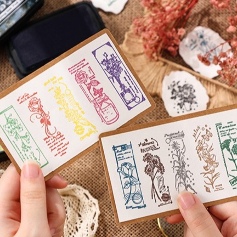 New Colorful Ink Pad Rectangul - مراجعة Self Inking Stamp وسعره