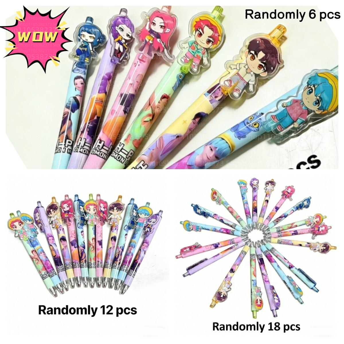 6/12/18Pcs 0.5mm Black Gel Pen - مراجعة Gel Ink Pen Set وسعره