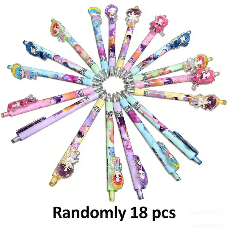 6/12/18Pcs 0.5mm Black Gel Pen - مراجعة Gel Ink Pen Set وسعره