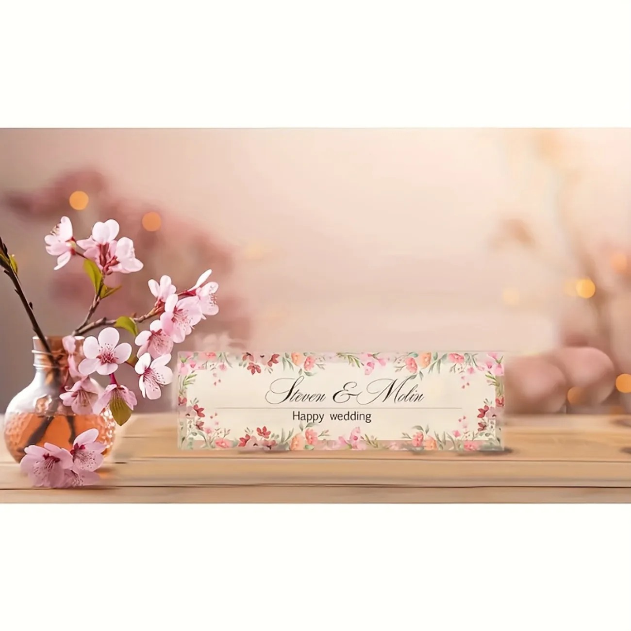Customizable 2D Acrylic Desk N - مراجعة Desk Name Plate وسعره