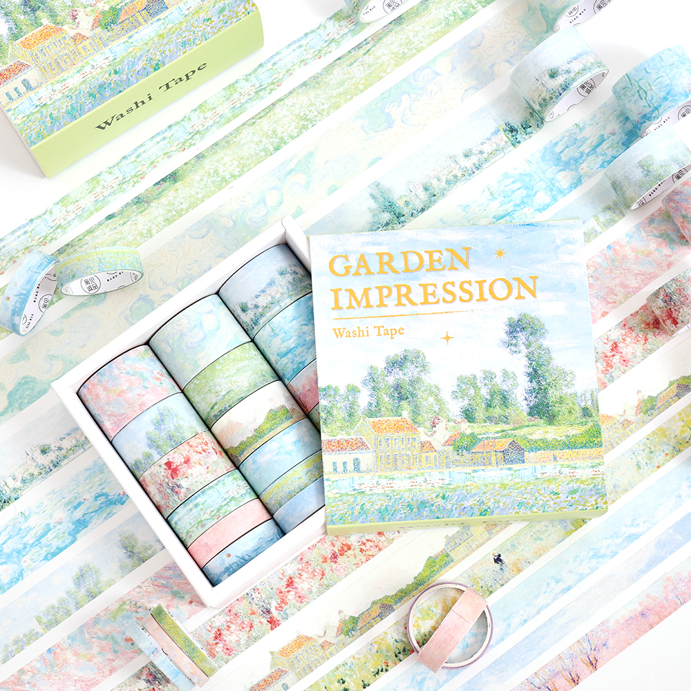 20 Rolls Vintage Garden Washi  - مراجعة Stationery Supply وسعره
