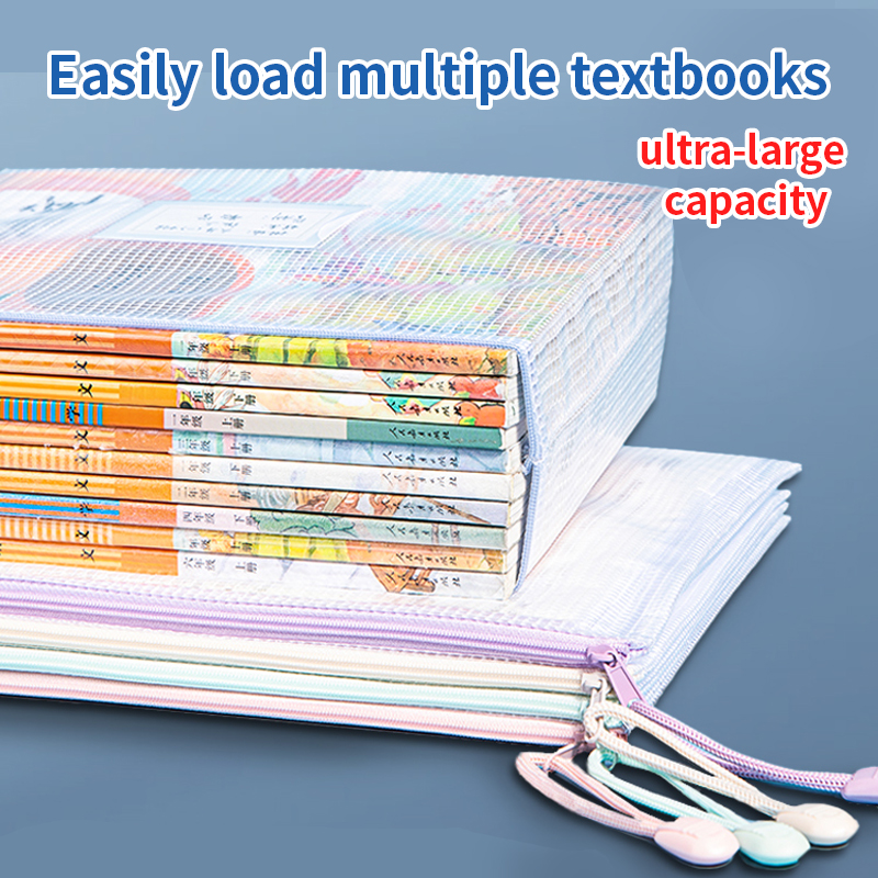 5-30Pcs Mesh Zipper Pouch Docu - مراجعة Office Stationery And Supply وسعره